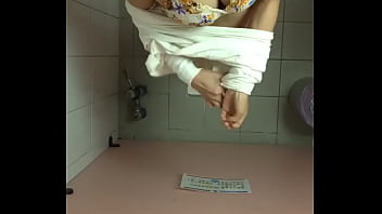 Taiwanese big tits teacher toilet