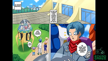 Dragonballs Krieger Trunks fickt Android 18 während Krillin zusieht - DBZ Parodie