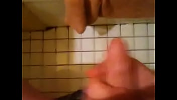 Teen boy masterbating in bathroom Teen boy masterbating in bathroom