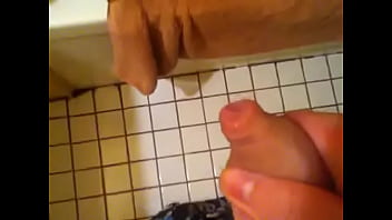 Teen boy masterbating in bathroom Teen boy masterbating in bathroom