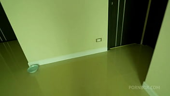 Girl a dog in the ass and pussy