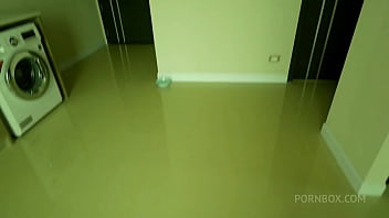 Girl a dog in the ass and pussy