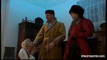 Julie Silver & Liliane Tiger Try Footjob Before Anal...