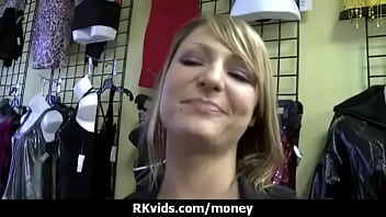 Sexy wild chick gets paid to fuck 8