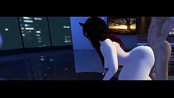 Imvu riding a big penis in a vip Hotel