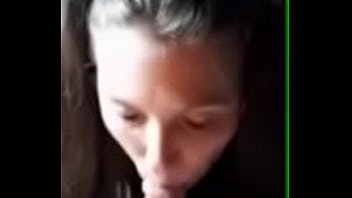 My college babe sucks me off and takes facial spray down