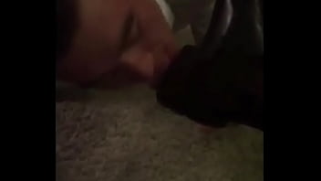 Let Slave Dog lick shoes | See also: http:\/\/bit.ly\/GetMorexVideos-MrT