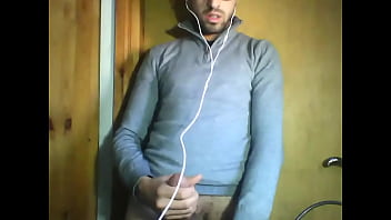 Str8 Arab Guy Karim Jerks Off And Cums On Webcam For Fans