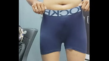 Naked indian boy stripping