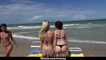 Desperate teen naked in public and fucks to pay rent 27