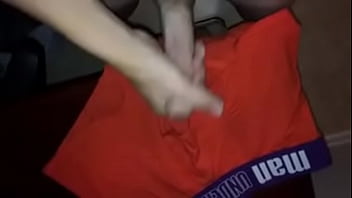 22yo Danish Twink Cumshot on boxers