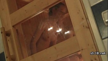 Amateur teen couple fucks in parents bed