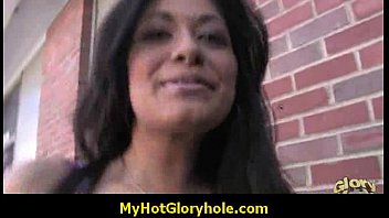 Black slut interracial blowjob 23