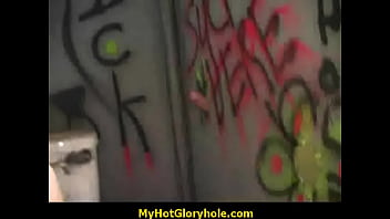 Gloryhole cutie hard cock sucking 23