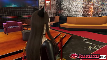 Sexy Halloween Black Cat Cosplay Girl Rule34 – Wet Pussy Fingering, Cunnilingus & Double Penetration With Vibrators Squirt