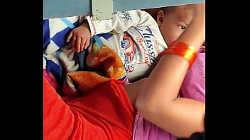 Enjoying mommies breasts...