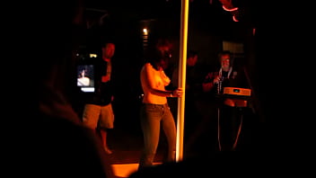 Biker babe topless at Sturgis Bike Rally