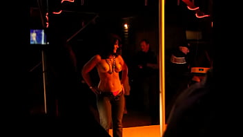 Biker babe topless at Sturgis Bike Rally