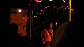 Biker babe topless at Sturgis Bike Rally