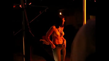 Biker babe topless at Sturgis Bike Rally