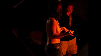 Biker babe topless at Sturgis Bike Rally