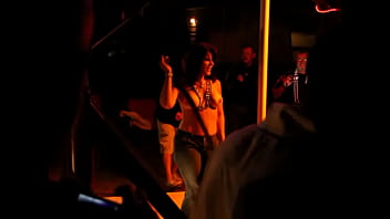 Biker babe topless at Sturgis Bike Rally