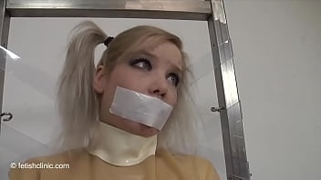 Rubber Bondage Vacbed Straight Jacket...