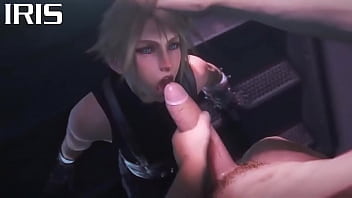 final fantasy 7, facial, 3d animation, hentai