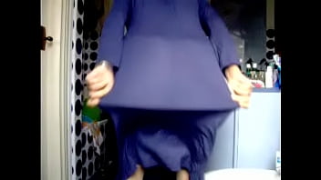 Hpim8941 Mpg I In Blue Nightgown And Stockings...