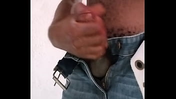 Kenyan Black Amateur twink wanking his big black dick in the morning