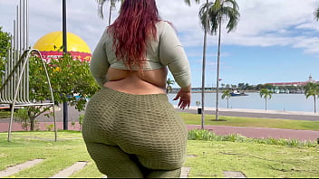 SSBBW Giant Pear Ass Walking & Waddling - Big Booty Latina BBW Feedee