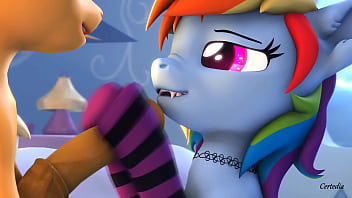 Bat Pony Rainbow Blowjobs Applejack By Certedia Hd Sound Added...