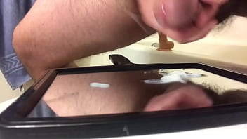 Grinding cumming and licking it up 2