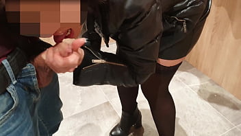 cfnm, changing room sex, public cock flashing, jerk off public