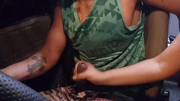 Passenger jacking off at the driver...