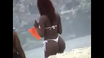 ebony, bikini, black woman