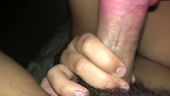 Chubby girl sucks a fat dick...