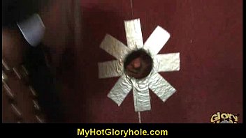 Gloryhole - Ebony chick sucks white dick 3