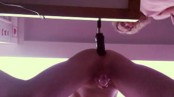 Getting my ass pounded by the fucking machine