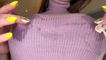 Breastfeeding Step Mother with cumming big cock was caught by her Step Son