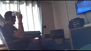 Spycam Caught my girlfriend sucking her stepbrothers cock 