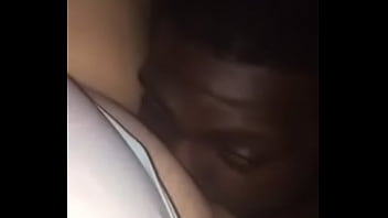 Big Black Male Eats Wet White PAWG Pussy