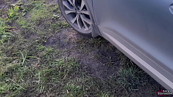 Car Slut Sucks & Gets Fucked After Catching a Public Jerk - POV
