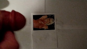 Énorme Cumtribute (17S) Longtemps Sur La Photo D'elizabeth Hilden