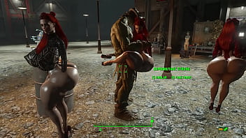 ass, fo4, 3d, culona