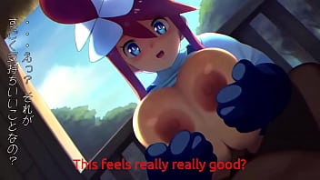 Pokemon Gym Leader Skyla Tittyfuck & Fucked Hard (with subtitles)