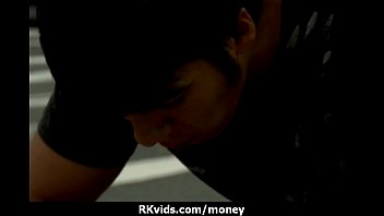 Desperate teen naked in public and fucks to pay rent 29