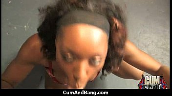 Ebony Hottie Gangbang And Facefuck 25