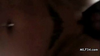 Horny big tit MILF gives a hot blowjob