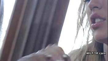 MILF got horny and had her way with his cock